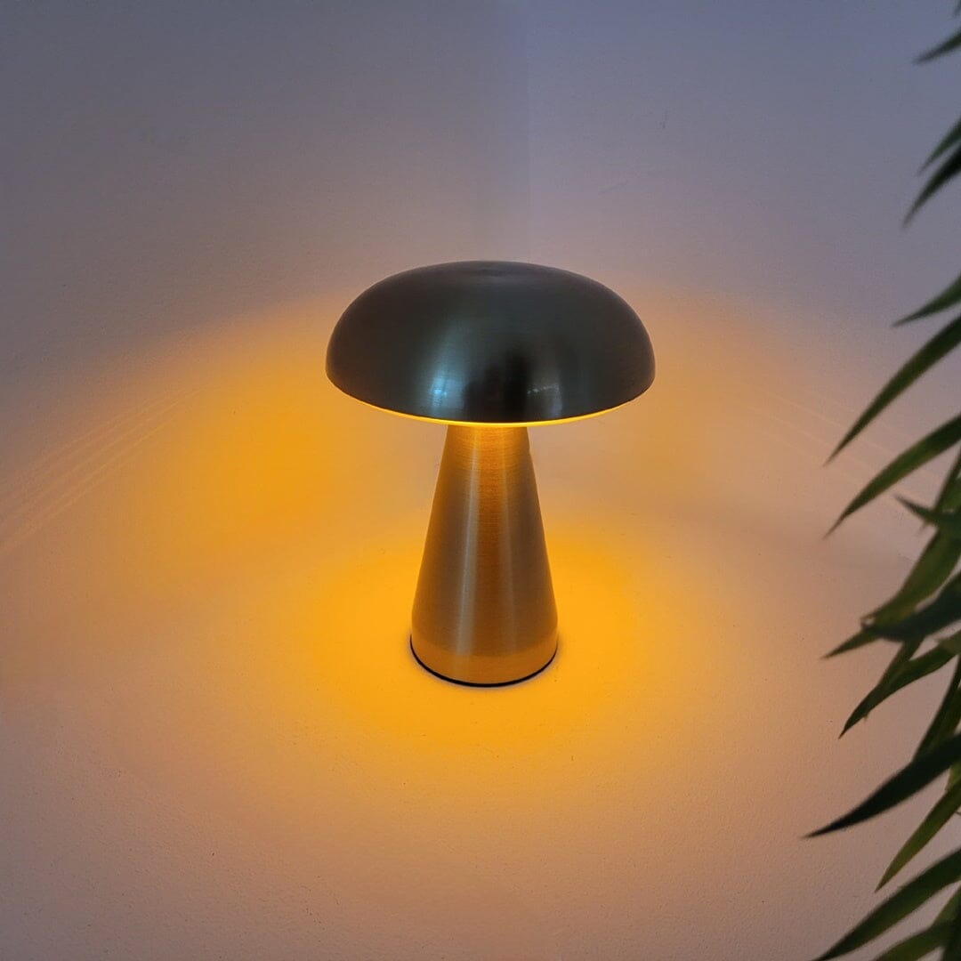 Luminária de Mesa Cogumelo Touch LED Cazzati