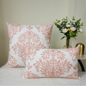 Capa de Almofada Mandala Floral Bordada