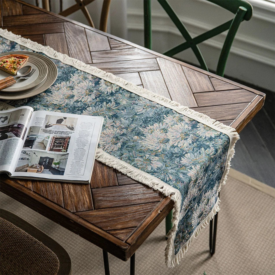 Corredor De Mesa De Girassol Para Decoração, Jacquard Craft, Mesa De Chá, Festa, Casamento, Decoração De Férias, Melhor Escolha