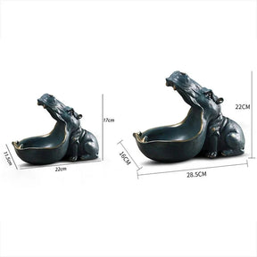 Ornamento Porta Objetos Hippo