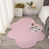 Tapete de cabeceira de forma de nuvem branca, Nordic Ins Rugs para quarto, Tapete macio macio decoração do quarto, Tapete grosso de pelúcia