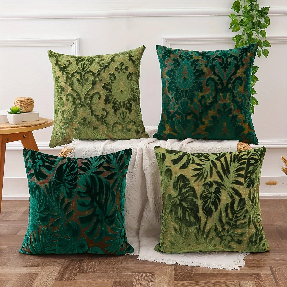 Capa de Almofada Tropical Chenille