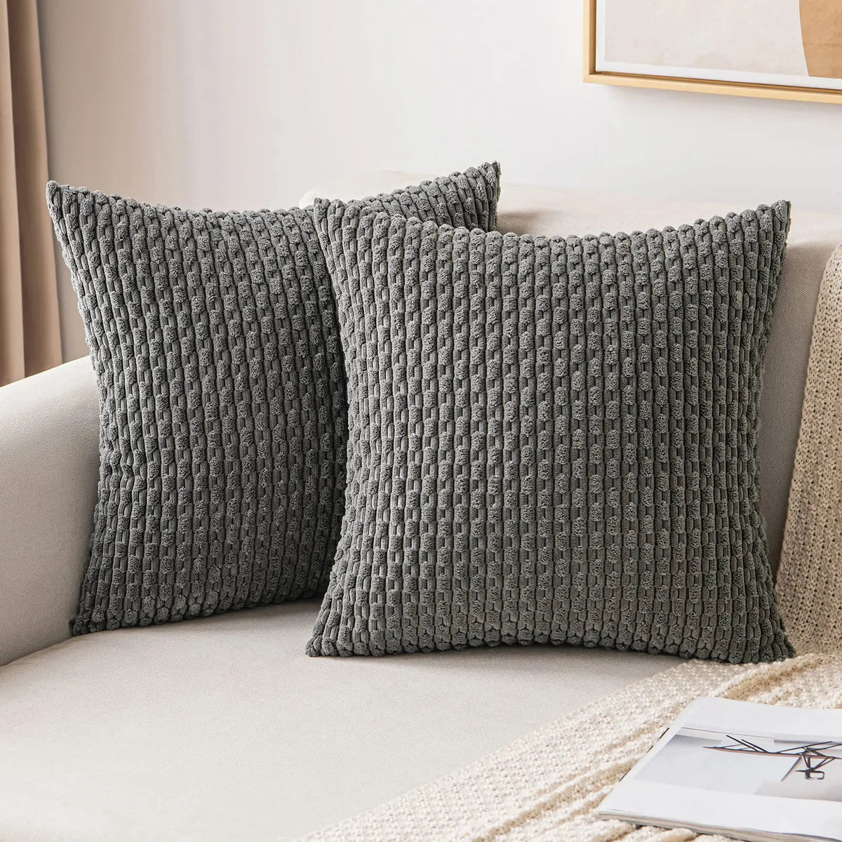 Alta Qualidade Decorativa Travesseiro Capa, Capa de Almofada para Sala, Sofá Fronha, Decoração De Casa, 45x45cm